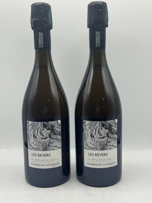 2020 clandestin, Clan-destin, Blanc de Blancs "Les Revers" - Champagne Brut Nature - 2 Bottles (0.75L)