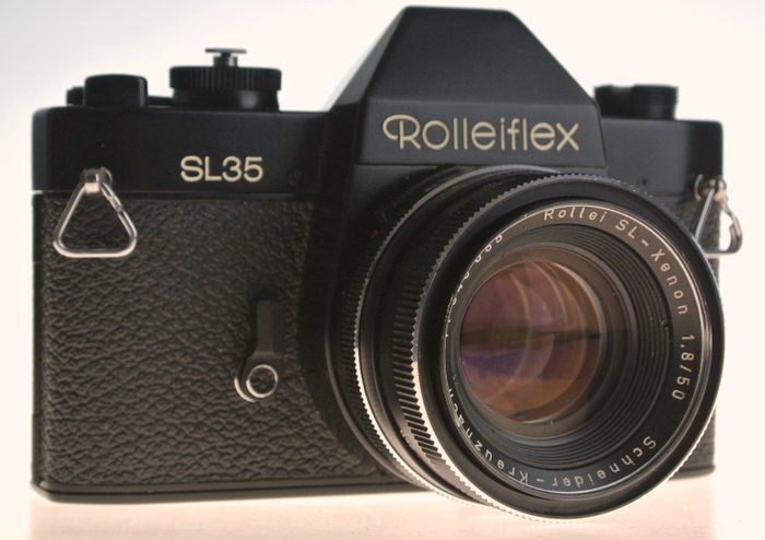 Rollei SL 35 black/ Rollei SL-Schneider Xenon 1,8/50mm Cameră analogică
