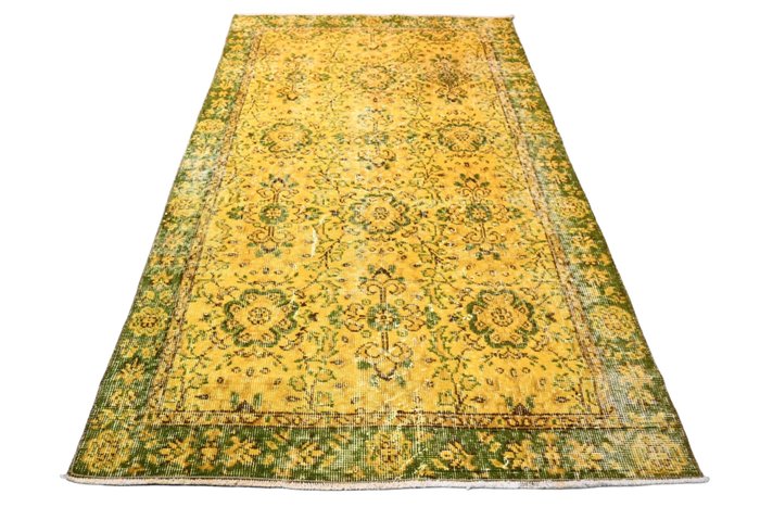 Yellow vintage √ Certificate √ Clean as new - Rug - 188 cm - 107 cm