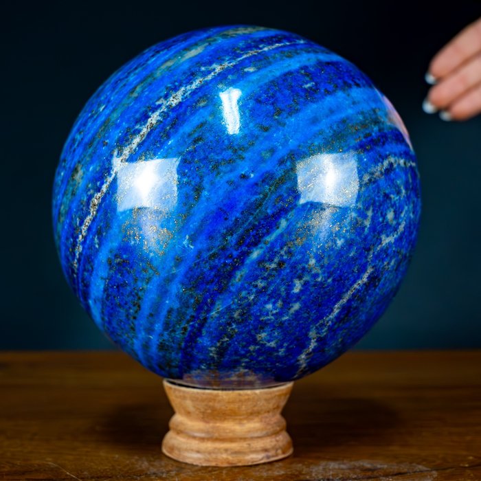 Natural AAA++ Royal Blue Lapis Lazuli Sphere- 2891.83 g