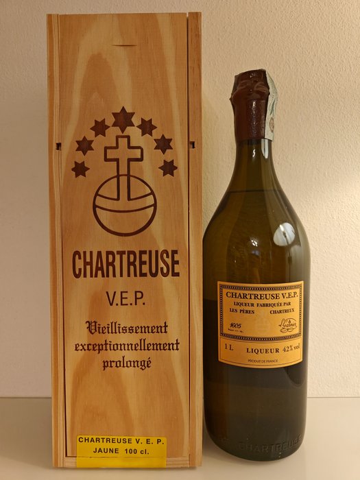 Chartreuse - VEP 2023 - Jaune/Yellow - Vieillissement Exceptionnellement Prolongé - 1 liter