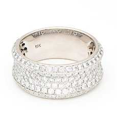 Ring – 18 karaat Witgoud Diamant