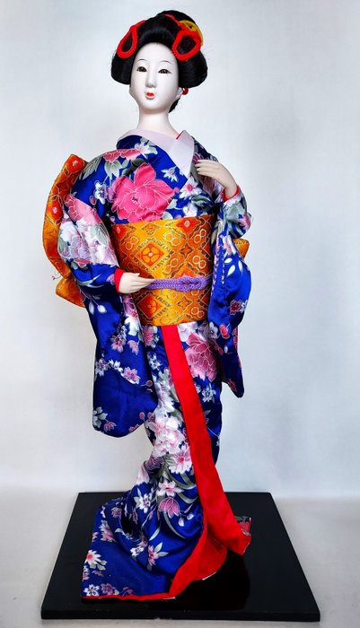 Oyama  - 娃娃 Japanese Oyama  Doll Kimono Geisha , 55 cm - 1980-1990 - 日本