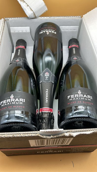 Fratelli Lunelli, Ferrari Maximum Blanc de Blancs - Trentino DOC - 6 Bottles (0.75L)