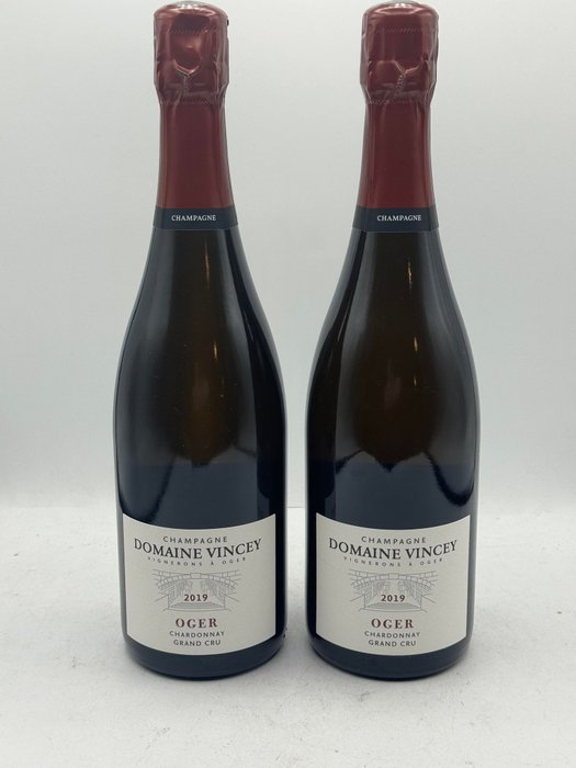 2019 Domaine Vincey, Oger Grand Cru - 香檳 Grand Cru - 2 瓶 (0.75L)