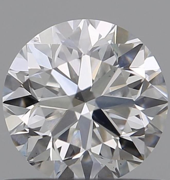 1 pcs 钻石 - 0.70 ct - 明亮型 - D (无色) - VS2 轻微内含二级