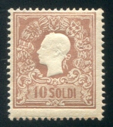 Ókori itáliai államok - Lombard-Velencei Királyság 1858 - 10 sous bruno Új spl - sassone 26
