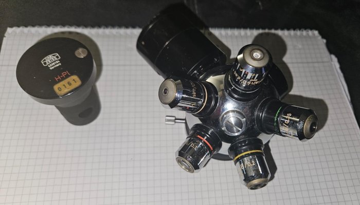 Mikroskoplinse - Auflichtkondensor III D (4/0.1, 8/0.2, 16/0.35, 40/0.85 und 80/0.95) - 1960-1970 - Carl Zeiss
