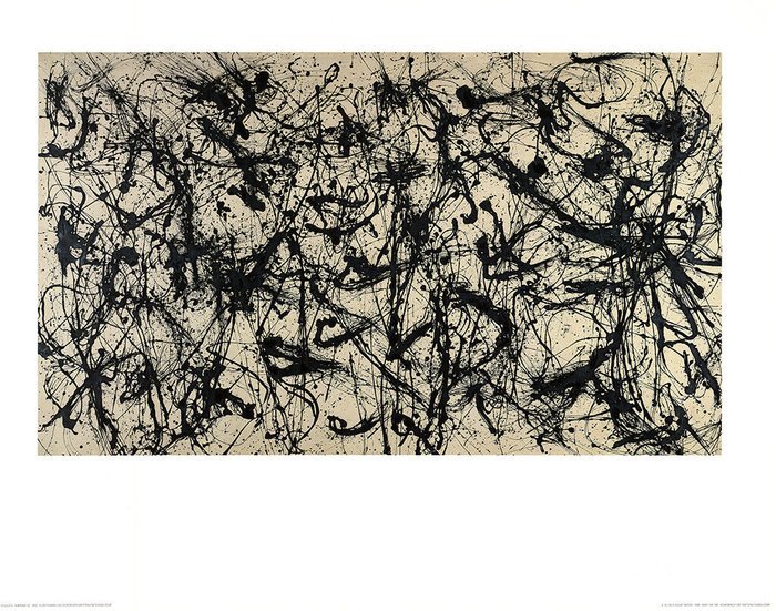 Jackson Pollock (after) - Collection of Americain Masters - No. 32 - década de 1950