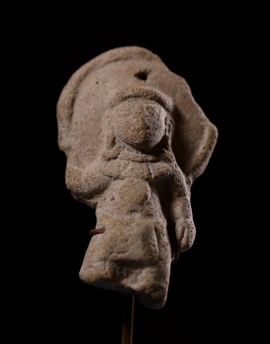 precolombian Sculptură Tumaco La Tolita cu licență de export spaniolă - 7 cm