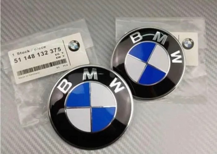 Autoteil (2) - BMW - 2 Badge bmw - Nach dem Jahr 2000
