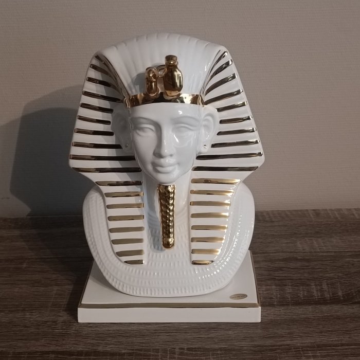 Buste, Buste égyptien - 33 cm - Porcelæn