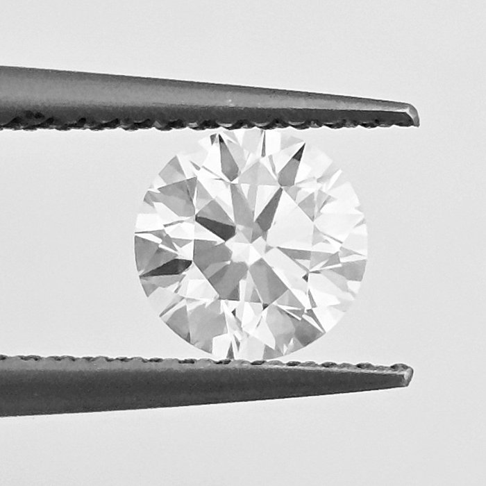 1 pcs Diamant  (Naturelle)  - 0.70 ct - Rond - F - SI2 - Gemological Institute of America (GIA)
