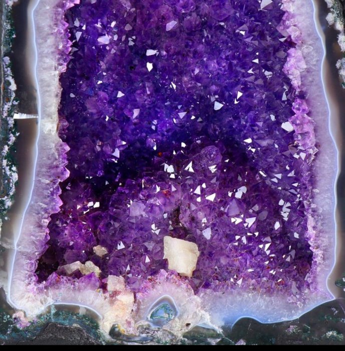 紫水晶 晶球 - 高度: 38 cm - 宽度: 24 cm- 9 kg - (1)