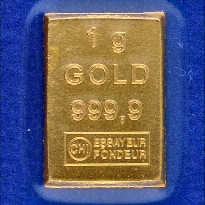 1 gramme - Or .999 - Valcambi - Scellé  (Sans Prix de Réserve)