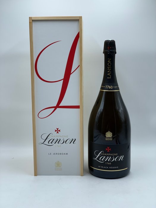 Lanson, "Le Black Réserve" - Champagne Brut - 1 Double Magnum/Jeroboam (3 l)