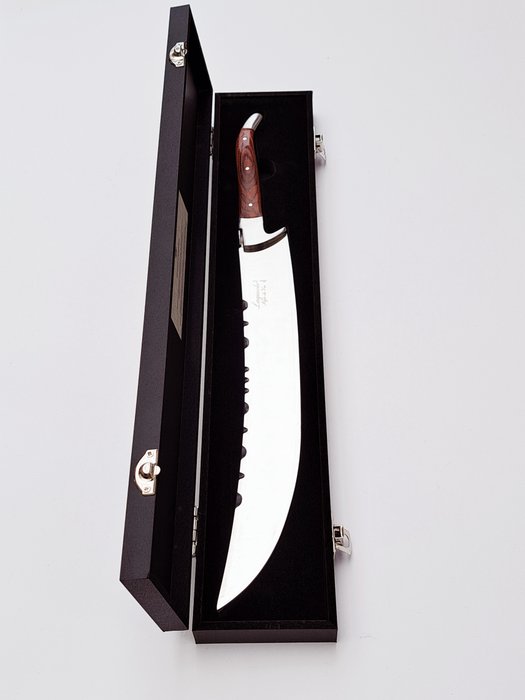 Laguiole - Champagne saber - Rose Wood - sable styl de - Kitchen knife - Steel (stainless), Wood (Rosewood) - Netherlands