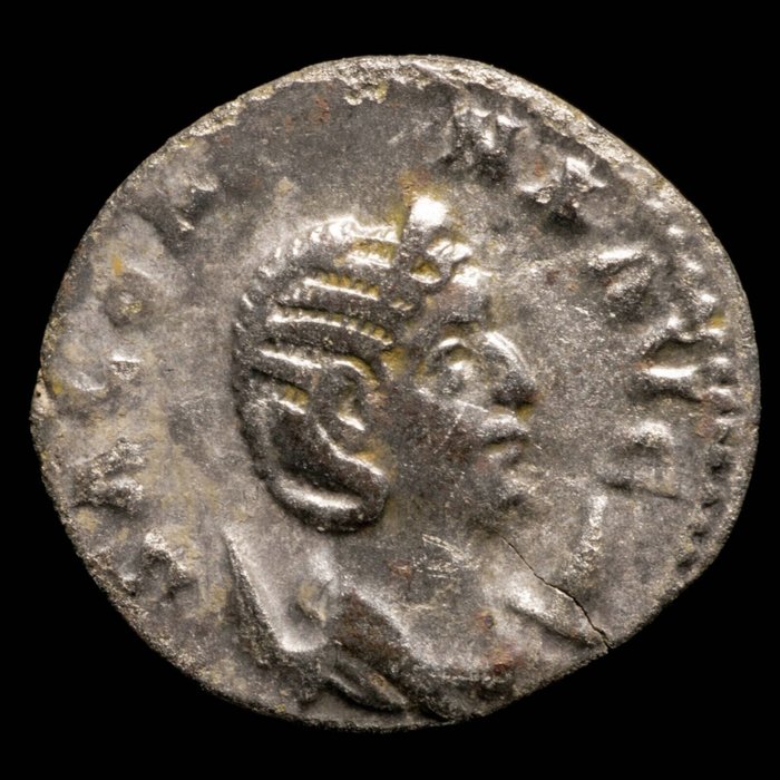 罗马帝国. 萨洛维纳 （奥古斯塔， 公元254-268）. Silvered Antoninianus Romab - IVNO REGINA  (没有保留价)