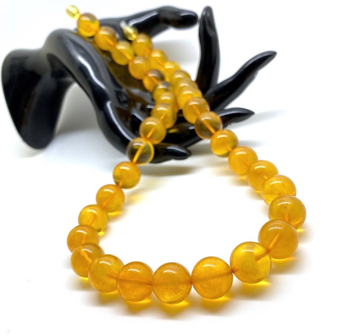 Collier de perles d'ambre - Ambre - Succinite