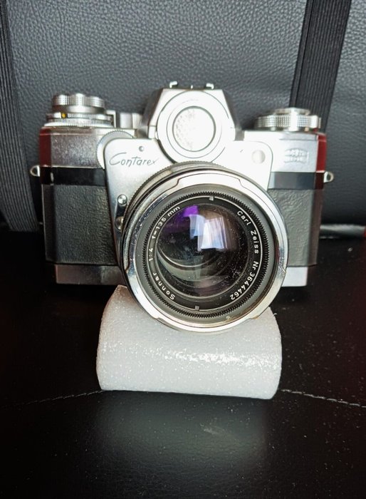 Zeiss Contarex Bulls Eye + Carl Zeiss Sonnar 1,4/135mm | Αντανακλαστική φωτογραφική μηχανή με μονό φακό (TLR)