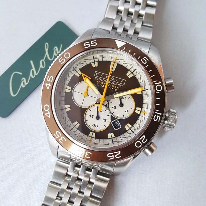 Cadola - GMT - Dual Time - Chronograph - Bez ceny minimalnej
 - Mężczyzna - Nowy