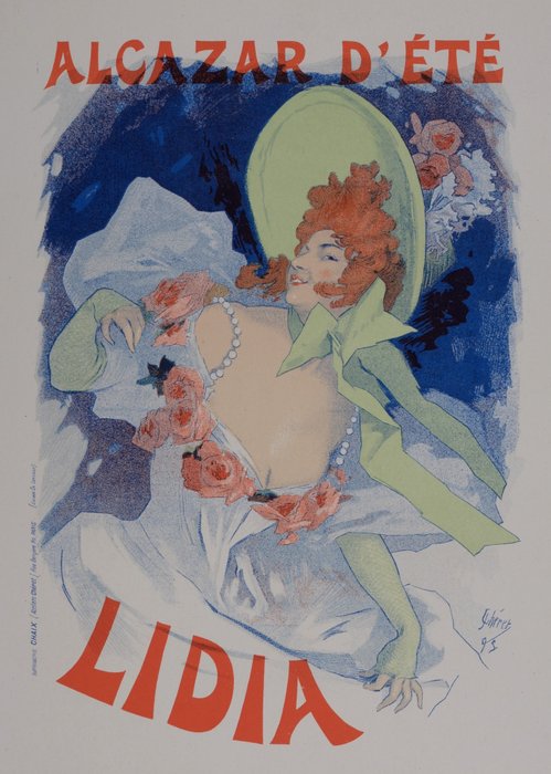Jules Chéret (1836-1932) - Les Maîtres de l'Affiche : Lidia
