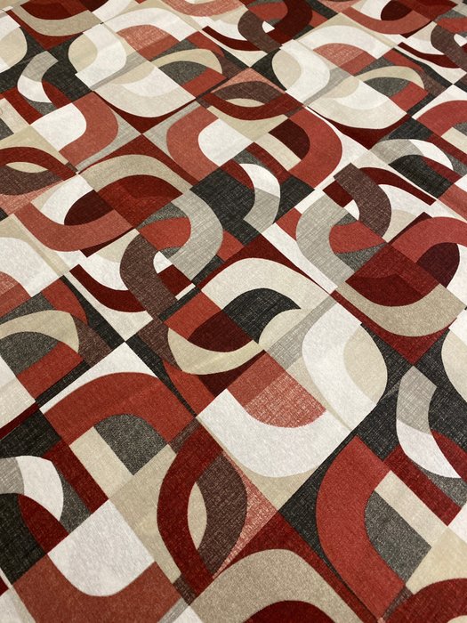 san leucio - exclusive postmodern optical abstract fabric Maurits Cornelis Escher - Upholstery fabric  - 280 cm - 250 cm