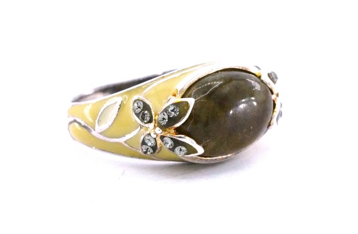 Vintage Ring - Jade - Hopea - Sormus