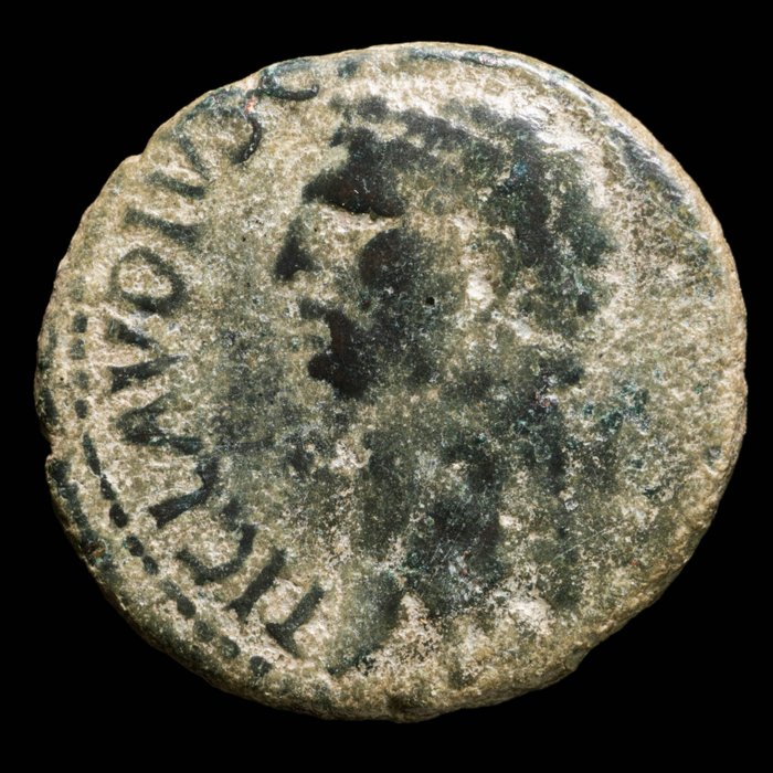 Império Romano. Cláudio (41-54 DC). As Uncertain mint - Minerva