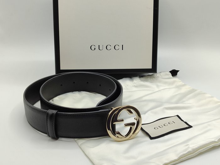 Gucci - 370543 . AP00G . 75 . 30 . 214351 - Bælte