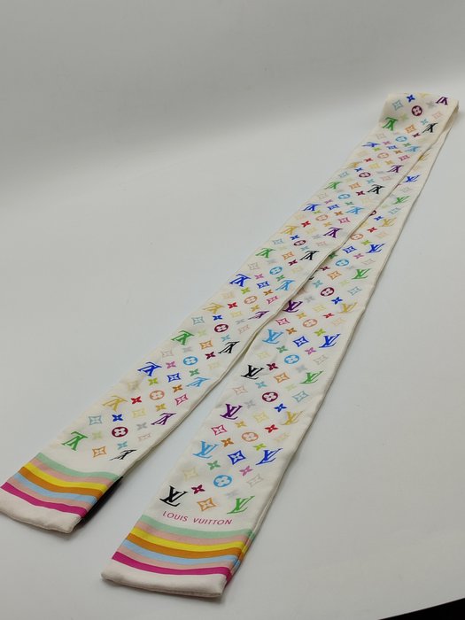 Louis Vuitton - édition limitée x Takashi Murakami - 印图开司米围巾