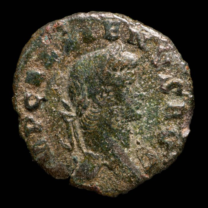 Imperio romano. Galieno (253-268 e. c.). Æ Denarius Rome - SECVRITAS PERPET