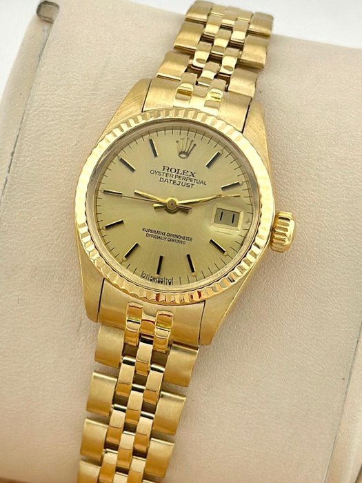 Rolex - Datejust Lady 18K Full Gold - 6697 - Naiset - 1970-1979
