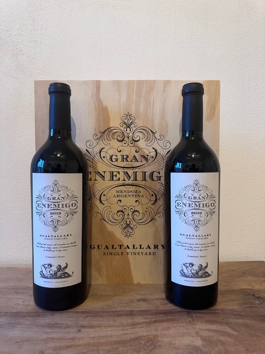 2019 Gran Enemigo Gualtallary Single Vineyard Cabernet Franc - 門多薩 - 2 瓶 (0.75L)