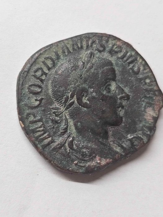 Empire romain. Gordien III (238-244 apr. J.-C.). Sestertius  (Sans Prix de Réserve)