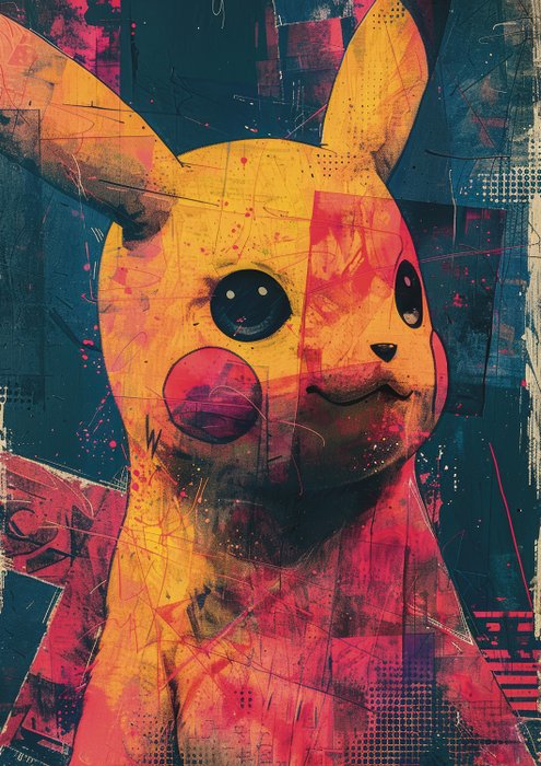 ANDREA DI MARTINO (ANDSAL MCMXCI) - Pikachu Graffiti Edition V2 3/3 Limited Edition w/COA LAST Copy