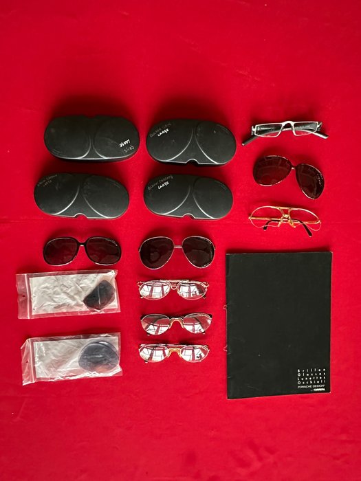 Sunglasses - Porsche - Porsche design (sun)glasses, holder and brochure