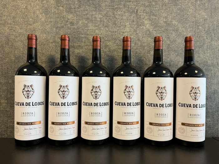 2020 Cueva De Lobos Rioja Crianza - Rioja - 6 Magnumflasche (1,5 L)