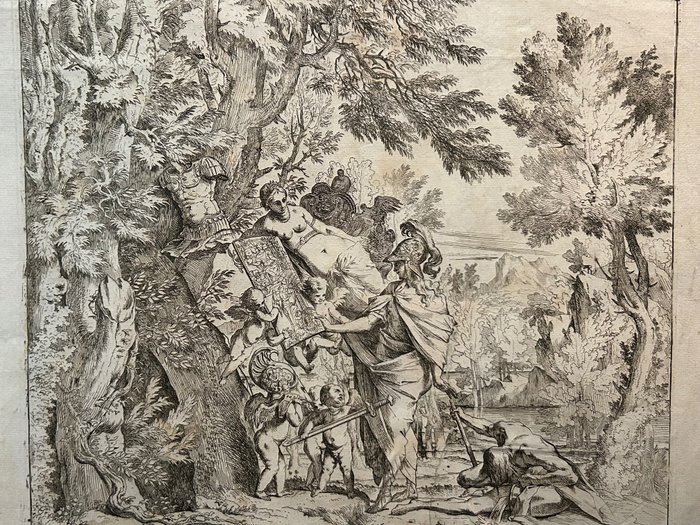Testa Pietro (1612-1650) - Venere porge le armi ad Enea