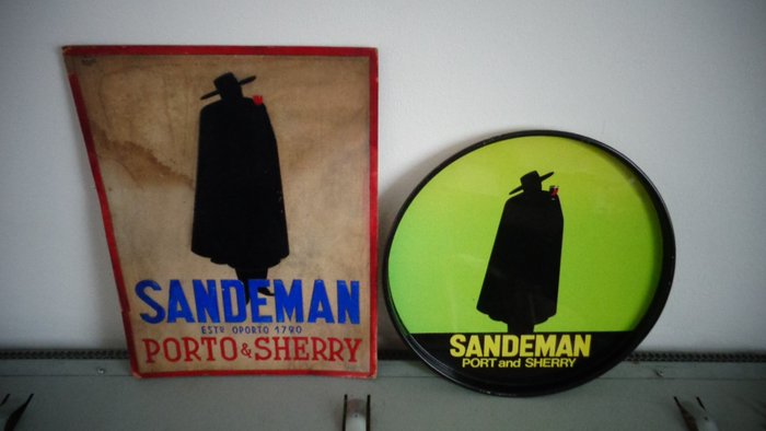 Sandeman Porto and Sherry - 托盤 (2) - 金屬+紙板