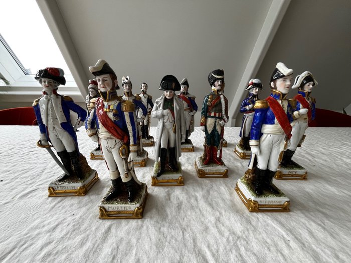 Scheibe-Alsbach - Figurine - Napoleon en zijn Generaals -  (12) - Porzellan