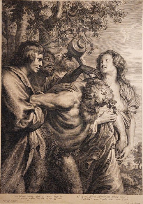 Antoon van Dyck (1599-1641), Schelte Adamsz Bolswert (1586-1659) - Sileno Ebbro