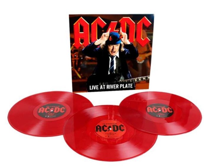 AC/DC - Live At River Plate - 3x Translucent Red Vinyl - Sealed - 3xLP专辑（三张专辑） - 2012