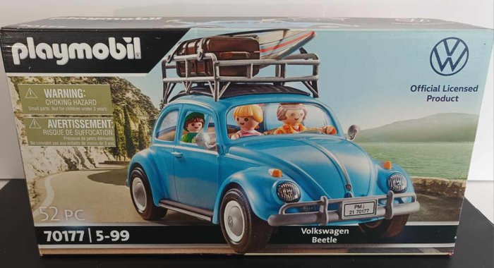 Playmobil - Zabawka n. 70177/5-99 Volkswagen Beetle Set 52Pcs Blue Car
