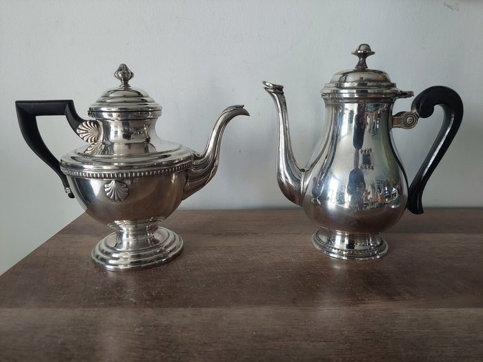 茶壺 - 銀盤