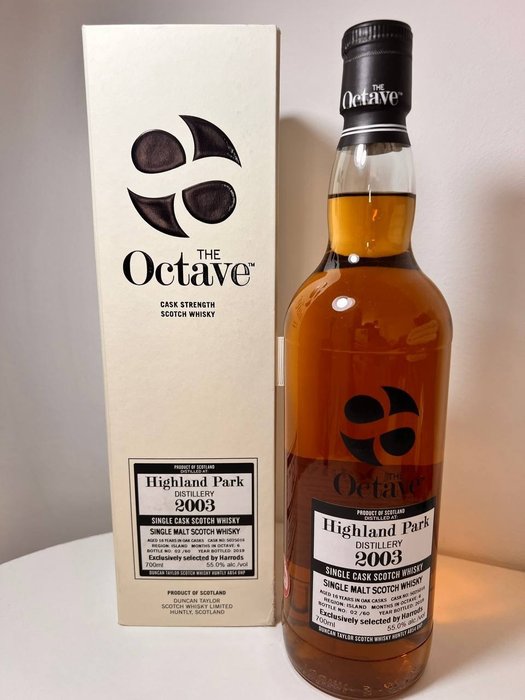 Highland Park 16 years old - The Octave Selected by Harrods - 邓肯泰勒  - b. 2019年 - 70厘升