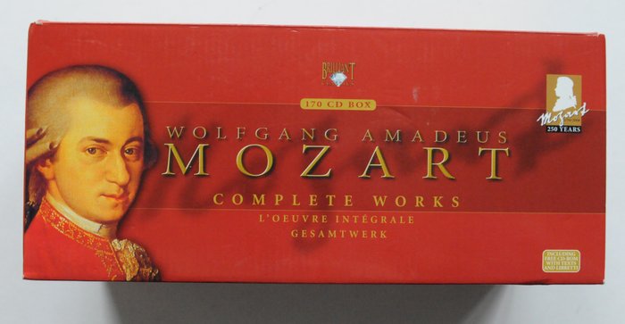 Wolfgang Amadeus Mozart - Complete Works - L'Oeuvre Intégrale - Gesamtwerk / 170 cd's - CD 套裝 - 2005