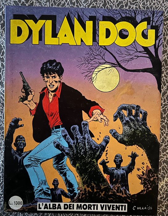 Dylan Dog n. 1 - "L’alba dei morti viventi " - 1 Comic - Ensipainos - 1986