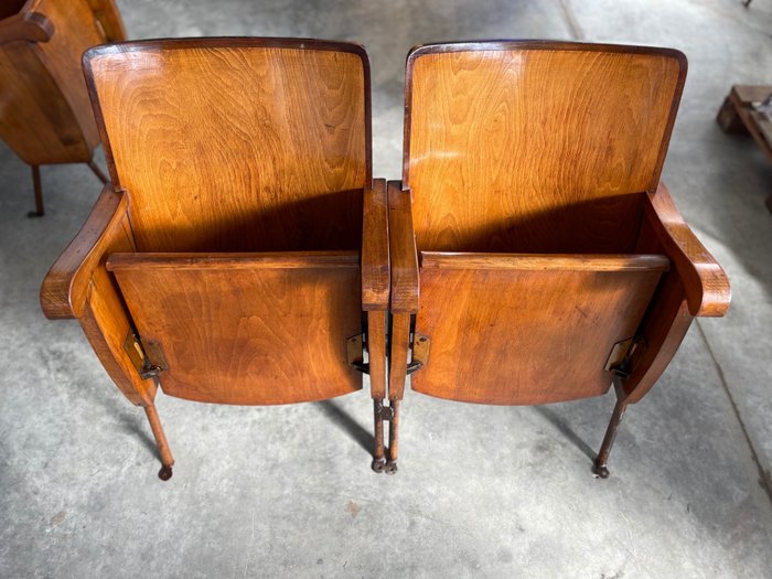 Vintage Cinema Chairs - Armchair - Wood