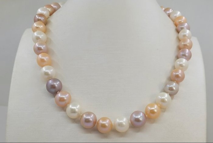 Ohne Mindestpreis - Halskette Silber Perle - Perle 